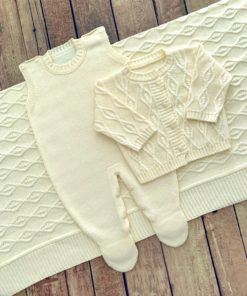 Saída Maternidade Théo Amarela (Kit 3 Peças)