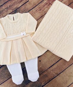 Saída Maternidade Olívia Amarela (Kit 3 Peças )