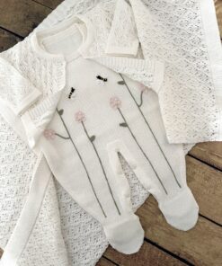 Saída Maternidade Aurora Off White (Kit 3 Peças )