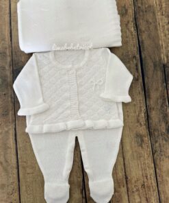 Saída Maternidade Lua Branca (Kit 3 Peças )