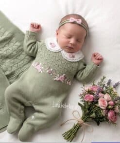 Saída Maternidade Tifany Verde Sálvia