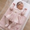 Saída Maternidade Letícia Rosa (Kit 3 Peças)